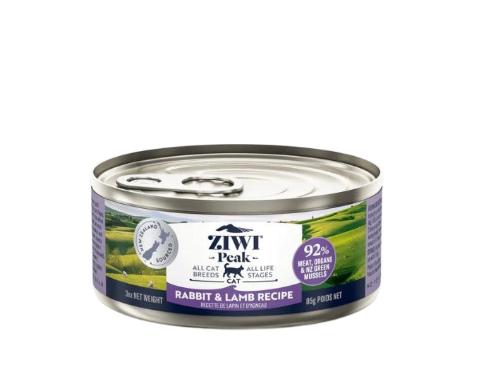 Ziwi Peak Rabbit Lamb Recipe Canned Cat Food